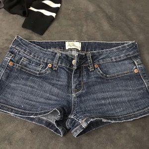 Aeropostale blue jean shorts